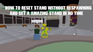 Project Jojo How To Get Stand And Not Respawn The Whole Time Outdated By Darkwolfgamer - roblox project jojo spawn stand arrows hack free roblox