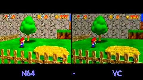 N64 vs Virtual Console on the Wii (VC)