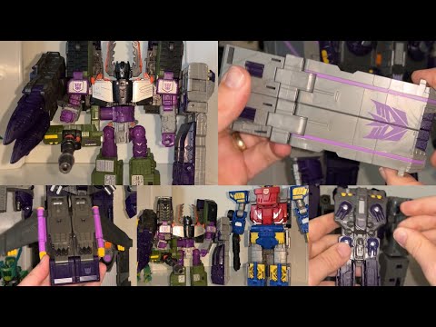 How to combine and transform legacy united tidal wave to burning megatron. Transformers Titan figure