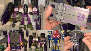 How to combine and transform legacy united tidal wave to burning megatron. Transformers Titan figure