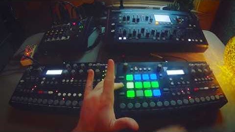 Glo Phase - "Shared Allure" w/ Elektron Analog Rytm, Analog Four, Behringer Deepmind 12