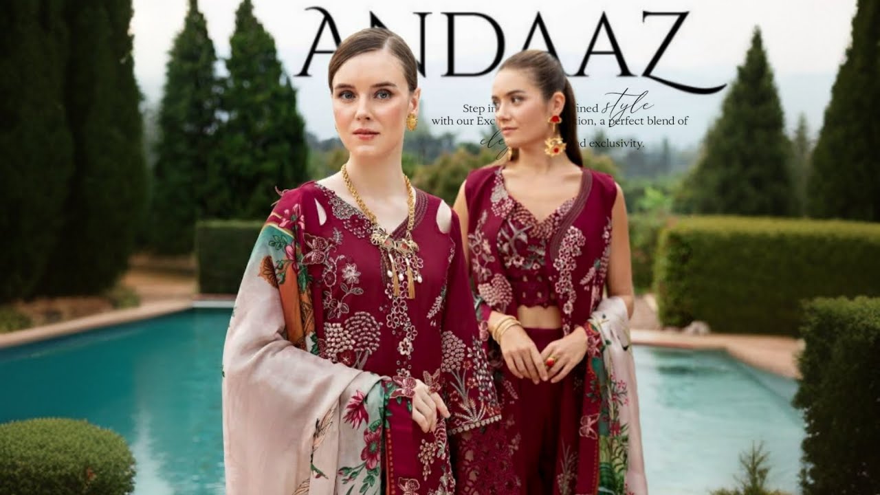 Ramsha Luxury Lawn Unstitched Collection 2024 | Ramsha Andaaz Luxury Lawn Collection 2024