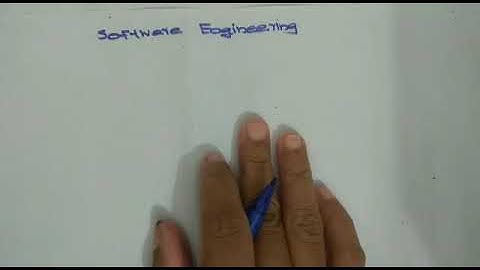 Pondicherry University ( BCA 3rd SEM) Software Engineering