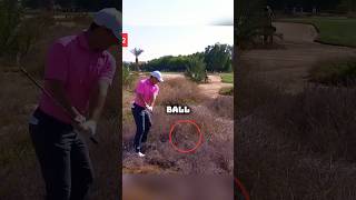 Golfer hits out of bush!🤯⛳️