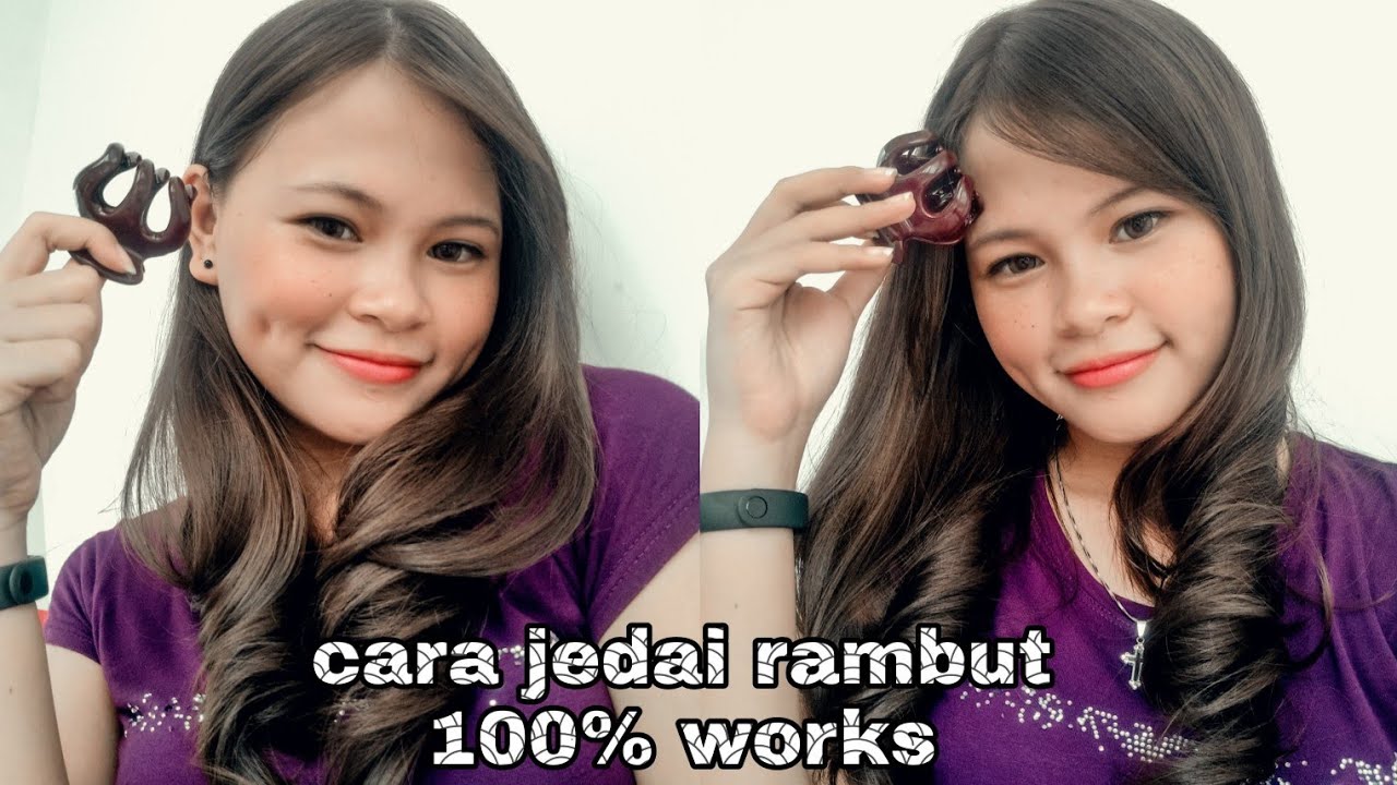 Cara jedai  rambut  tips rambut  hasil catok bisa tahan 