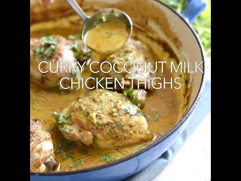 Coconut Curry Baked Chicken Thighs - Easy, Awesome, and Delicious!