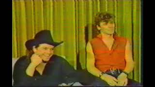 91x Tv Show  Inxs Michael Hutchence And Tim Farriss Interview San Diego Usa 1984