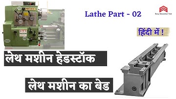 Lathe Machine Headstock Assembly | Lathe Bed | Lathe Headstock Mechanism | Lathe Machine Headstock