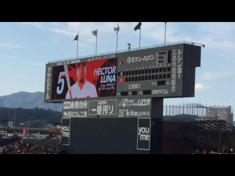 2016年8月9日 広島対阪神 スタメン発表