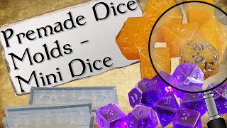 Premade Dice Molds | Sophie & Toffee Mini Dice Molds