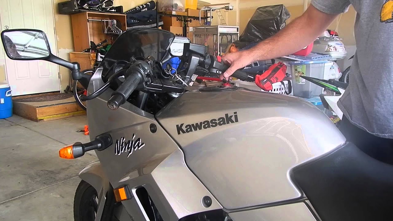 2007 Kawasaki Ninja 250R Cam Chain Tensioner Cleaning Result YouTube