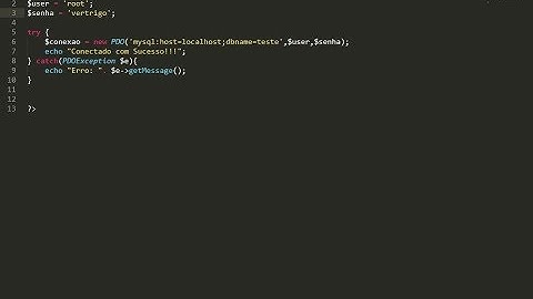 Serie PHP + Como fazer a conexão com o banco de dados (PDO) + Part1
