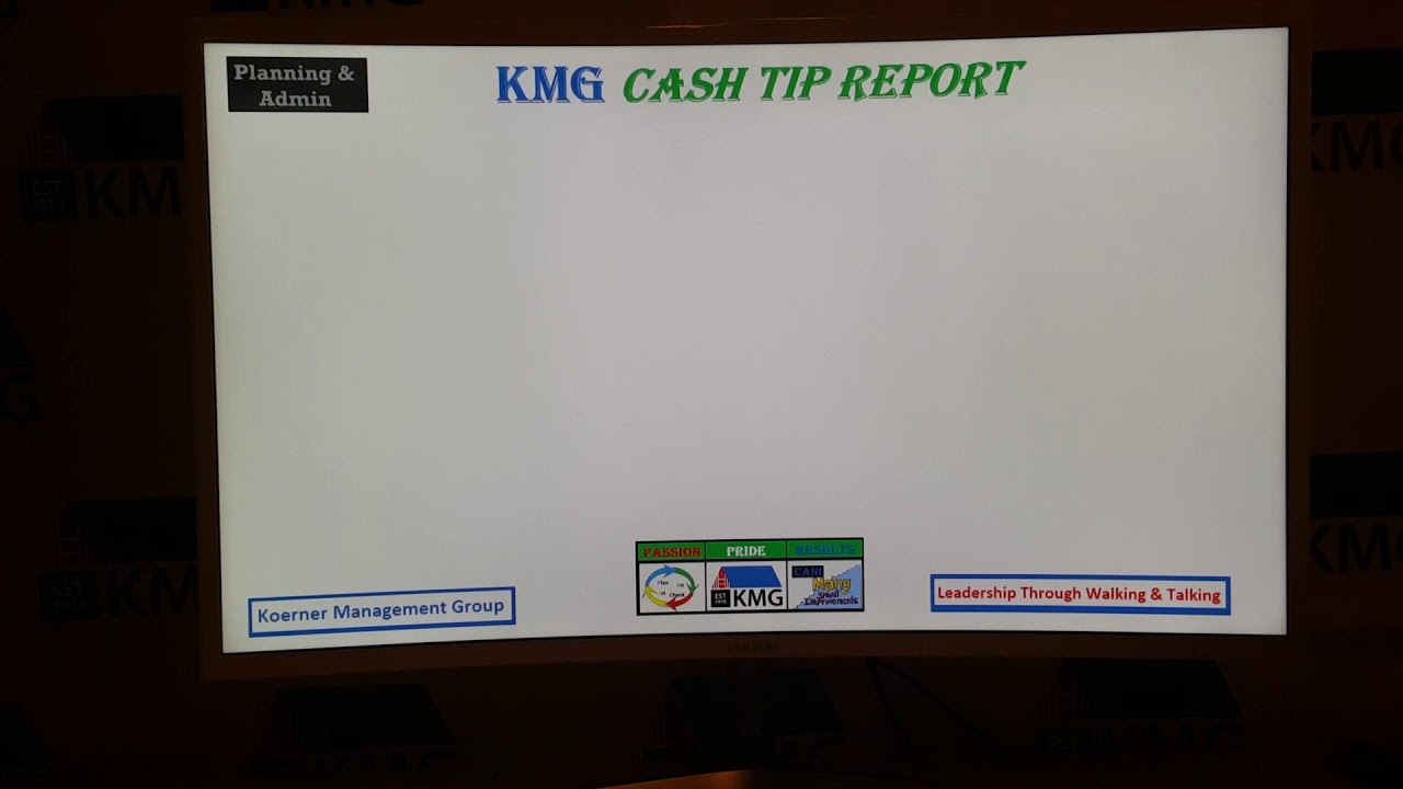 Cash Tip Report Procedures YouTube