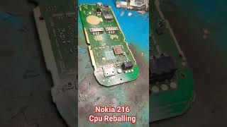 nokia 216 cpu reballing #mobilerepairing #newtrick #90severgreen #shorts #cpureballing