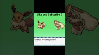 Lopunny w Eevee/Eeveelutions Part 1 #shorts #pokemoninfinitefusion #pokemon #romhack #fangame