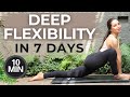 Get flexible in 7 days stretching routine  deep full body flexibility  stretch to do daily  10 min