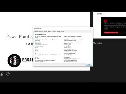 One of PowerPoint's Best Tricks - Presenter Mode