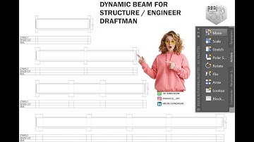 DYNAMIC BEAM FOR STRUCTURE  ENGINEER || DRAFTMAN ||  IMPORTANCE OF DYNAMIC BLOCK FOR BEAM