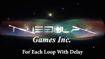 Unreal Engine 4 Tutorial: For Each Loop With Delay