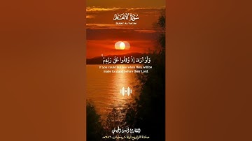 ولو ترى اذا وقفوا على النار من سورة الانعام  ليالي رمضان ١٤٤٦ | القارئ انس الجهني