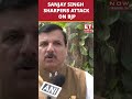 Aap leader sanjay singh sharpens attack on bjp  etnow sanjaysingh shorts