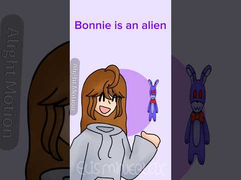 E.T Is An Alien!!!! - Bonnie - Fnaf - | Elis Mineblox Fnaf Animation Trending Bonnie