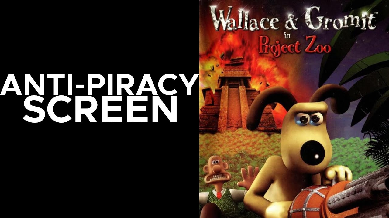 Wallace and Gromit Project Zoo (2003) | PS2 Anti-Piracy Screen