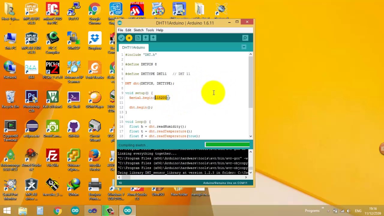 วิชวลเบสิก  2022 New  [Arduino + Visual Studio 2010] แสดงผลค่าอุณหภูมิบนคอมพิวเตอร์