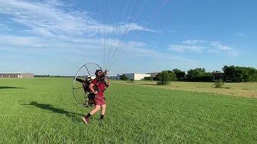 First Paramotor Solo Flight
