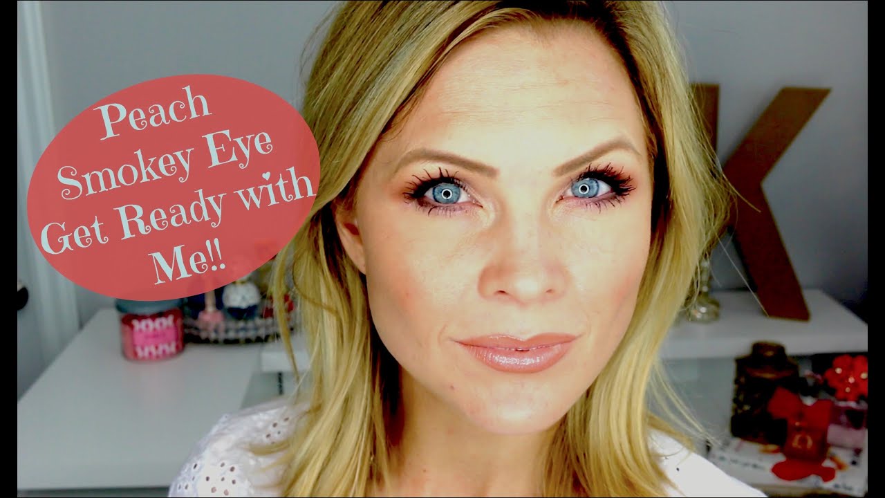 Summer Peach Smokey Eye! Full Face Get Ready with Me!!