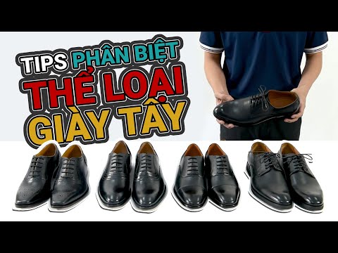 CÁCH PHÂN BIỆT 4 MẪU GIÀY TÂY NAM
