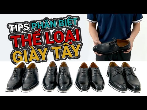 Cách phân biệt 4 mẫu giày tây nam | Đông Hải