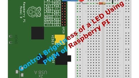Control Brightness of LED Using PWM of Raspberry PI