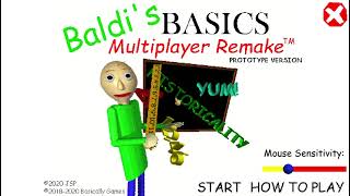 Baldi's Basics MP Remake Prototype (Gameplay)