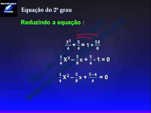 simplificando equação de 2 grau 