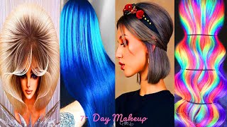 TOP 15 AMAZING TRENDING COLORFUL HAIRSTYLES  Haircut and Color Transformation ideas for girls