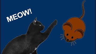 CAT GAMES - Mouse! one hour