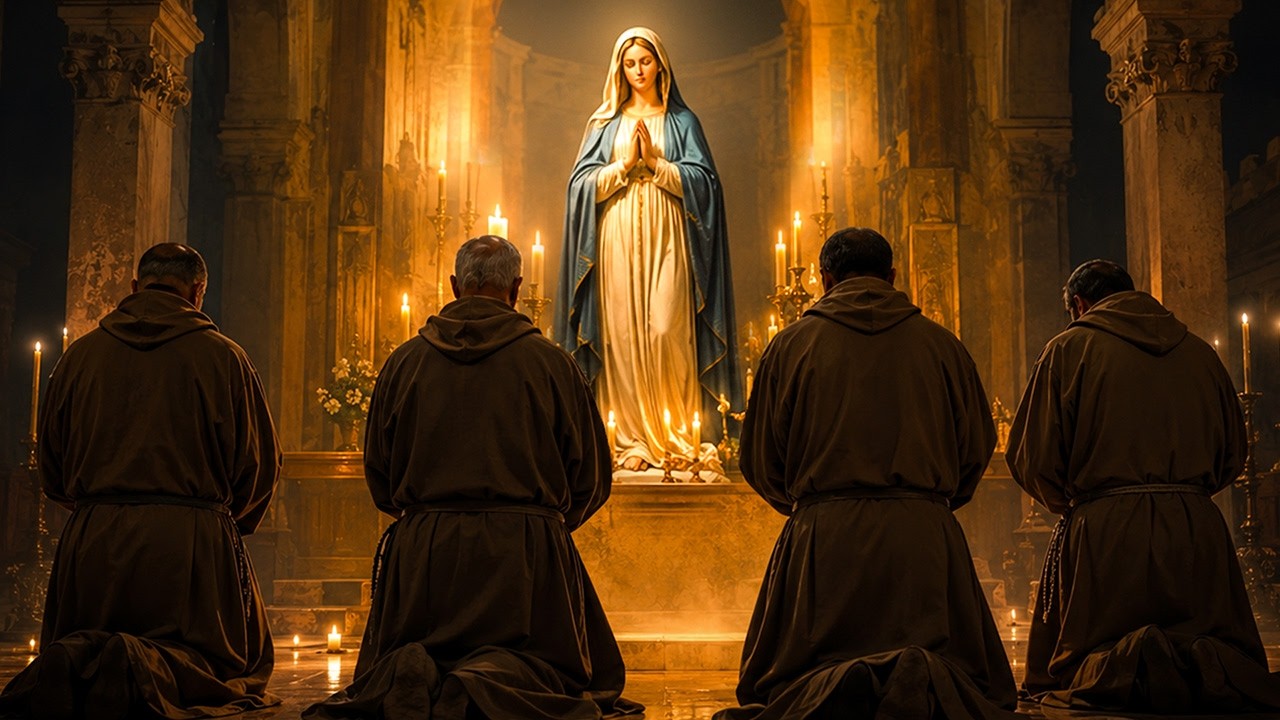 Peace Under Mary’s Mantle | Ave Maria Gregorian Chants for Prayer & Protection