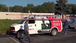 Prime Design's Ergorack- The Drop Down Ladder Rack for the Chevy Express 2 Man Demo