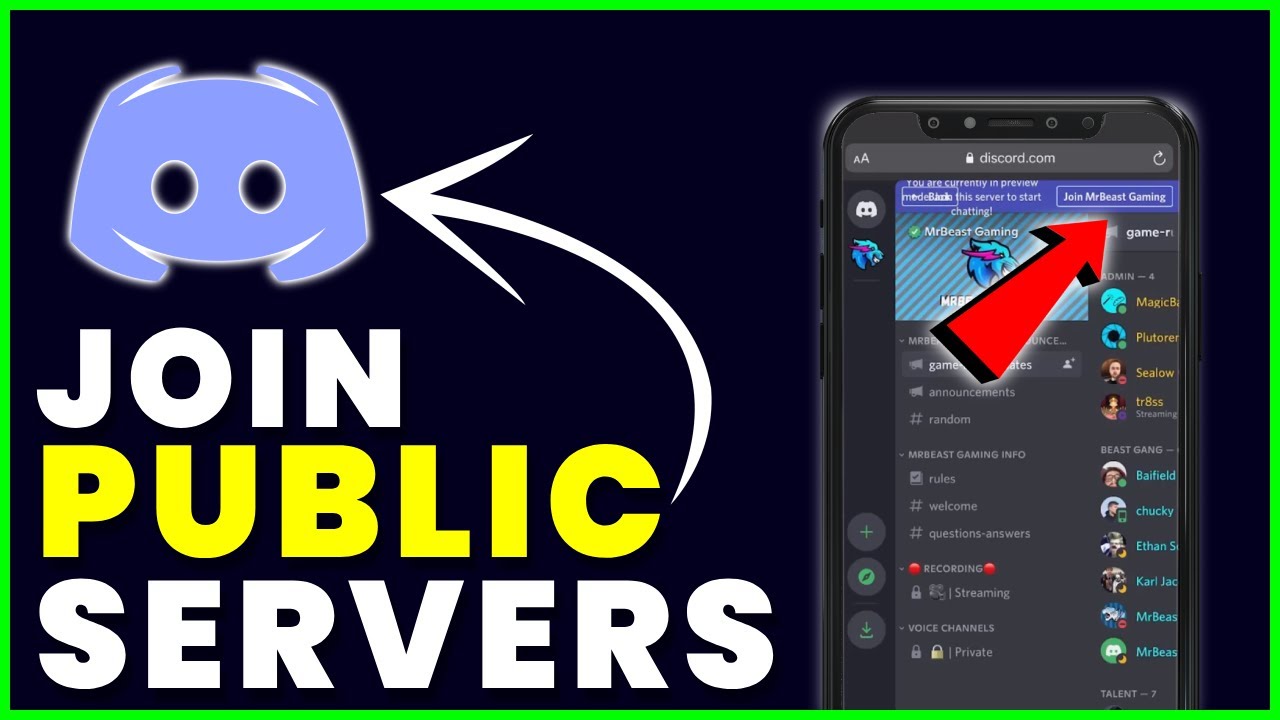 Public Gaming Discord Servers