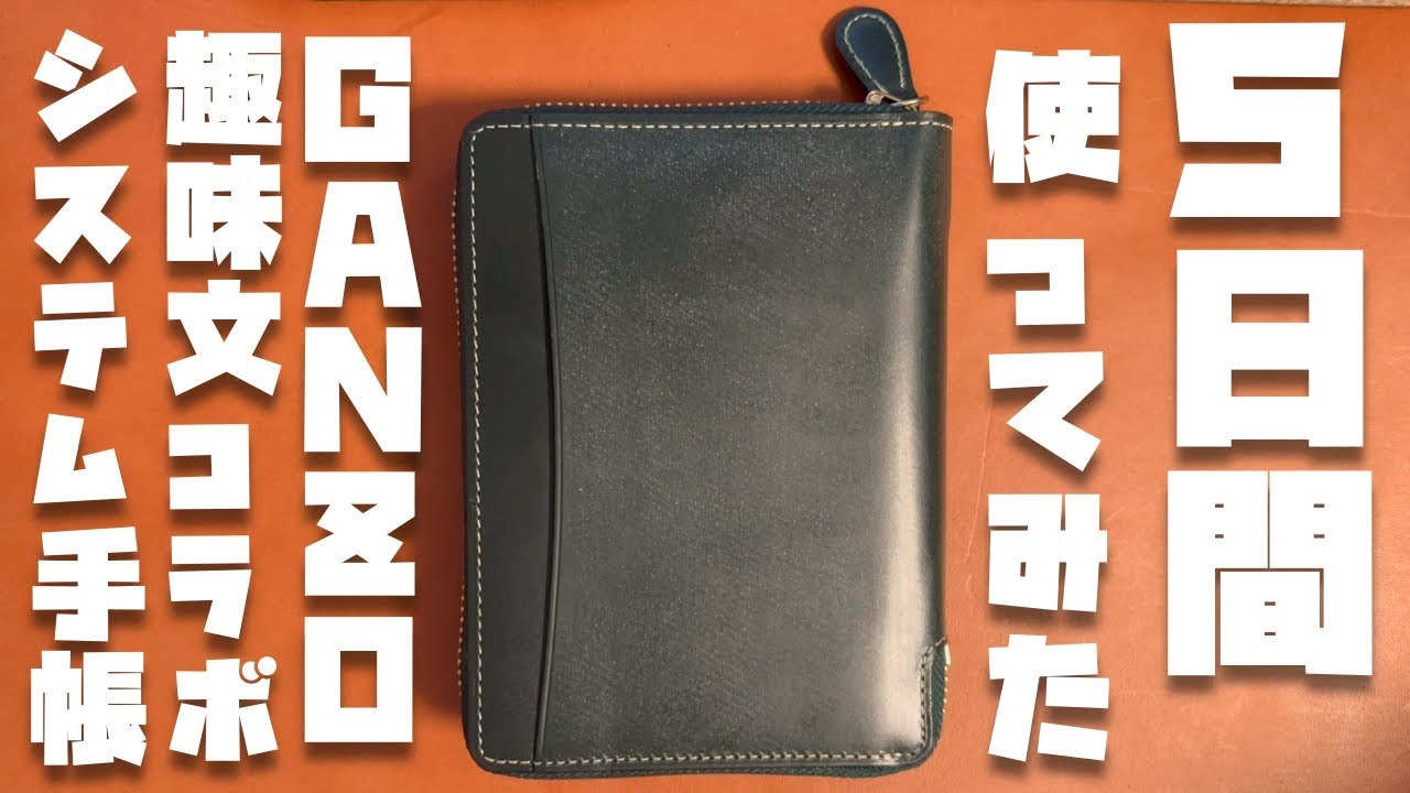 GANZO（ガンゾ）シンブライドル A5サイズシステム手帳 ダークブラウン