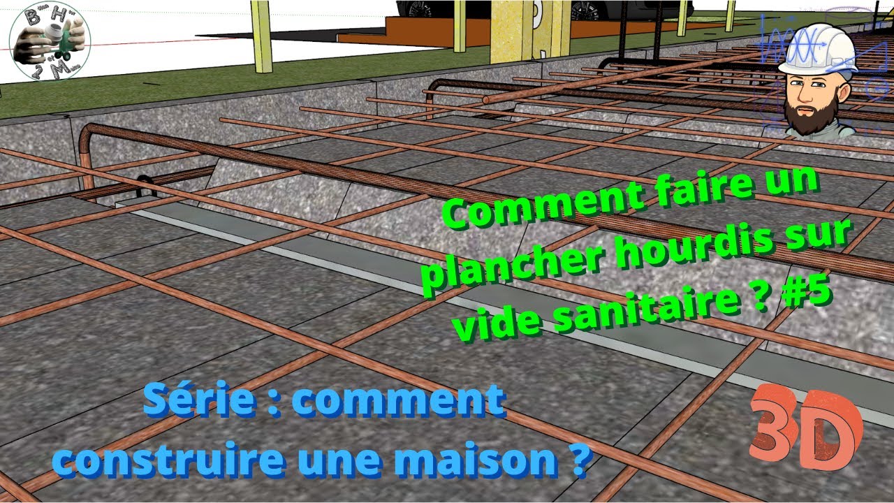 Comment faire un Plancher hourdis sur vide sanitaire YouTube — free download