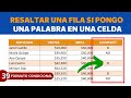 😮Resaltar filas si pongo una palabra específica en una celda en Excel con Formato Condicional - 39