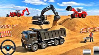 New Large City Road Construction - JCB Road Construction Simulator 3D - Android GamePlay  screenshot 1