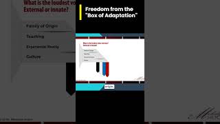 Who are you really?  Moving from adaptation to innate design. - #shorts