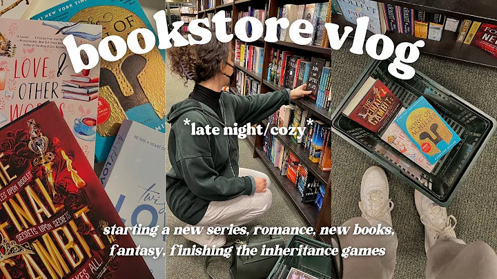 late night *cozy* bookstore vlog book shopping at barnes and noble/target + a big book haul !