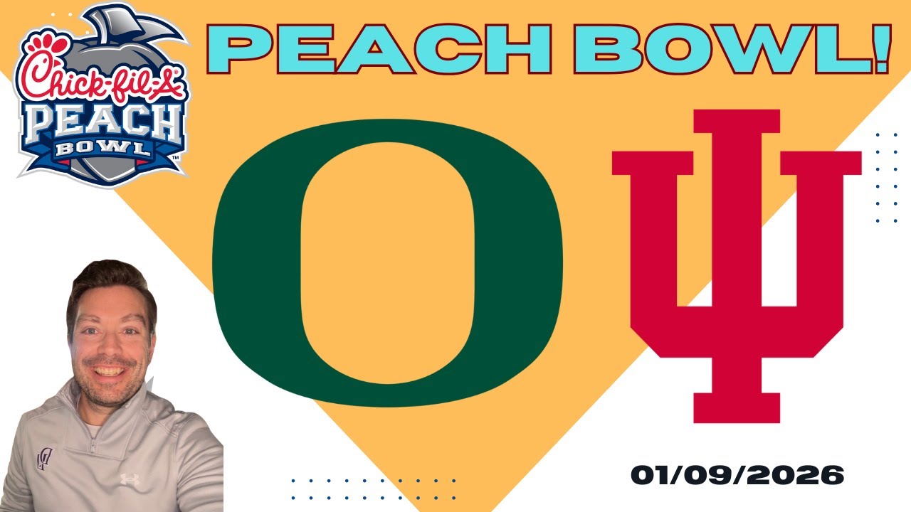 Oregon Ducks vs Indiana Hoosiers Peach Bowl Picks and Predictions, 1/9 ...