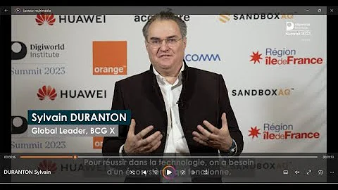 [Photocall] Sylvain Duranton - BCG X, Directeur Général