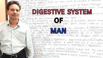 Digestive System of Man | Alimentary Canal | Animal Nutrition | For IAS,NEET,GATE,NET and BSc