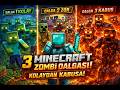 Minecraft #8 Zombi Dalgası: Kolaydan KABUSA!